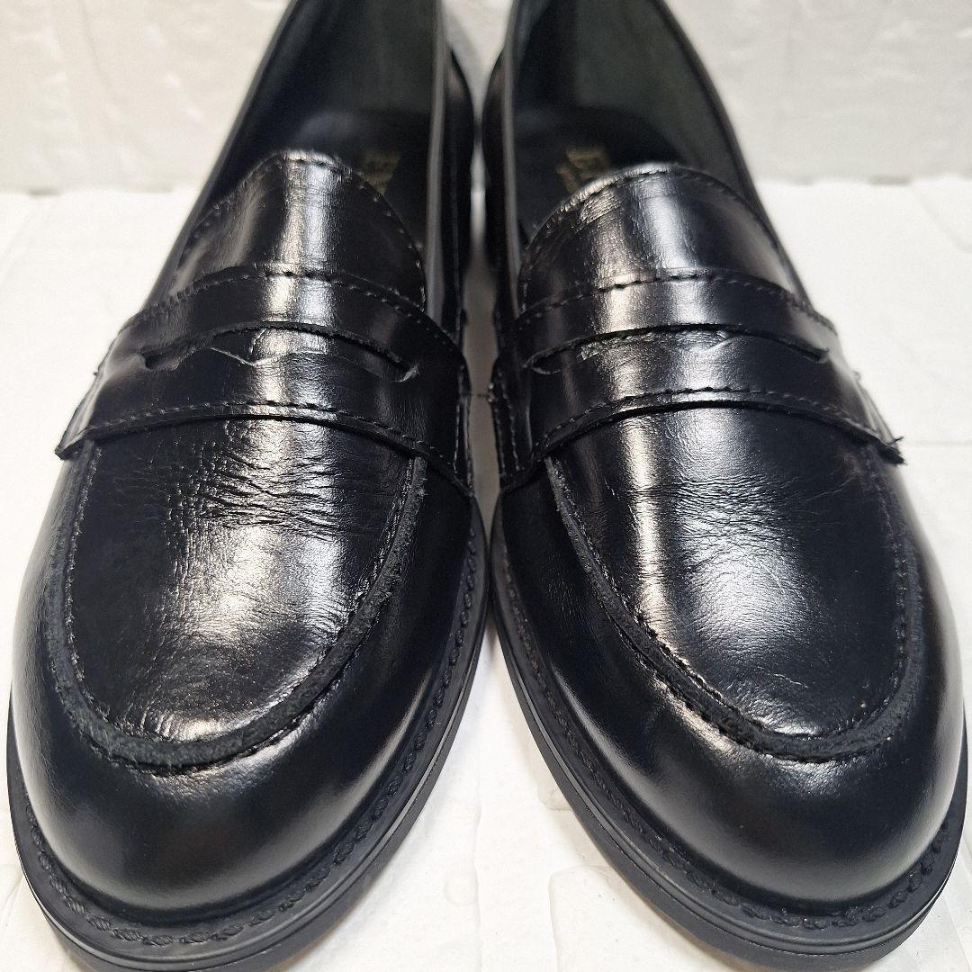 極美品✨️エネス ENESS ブラック ローファー 『38』約24cm