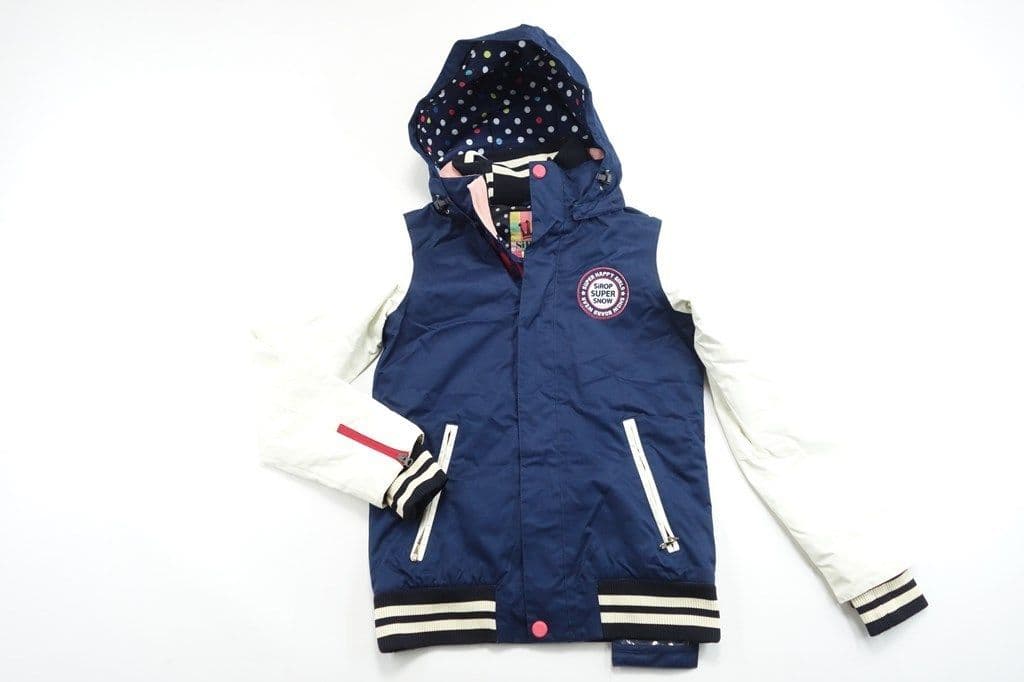 スノーボードウエア　上下セット　ジャケット　パンツ　かわいい　水玉