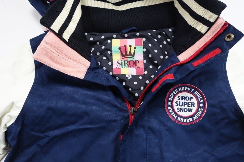 スノーボードウエア　上下セット　ジャケット　パンツ　かわいい　水玉