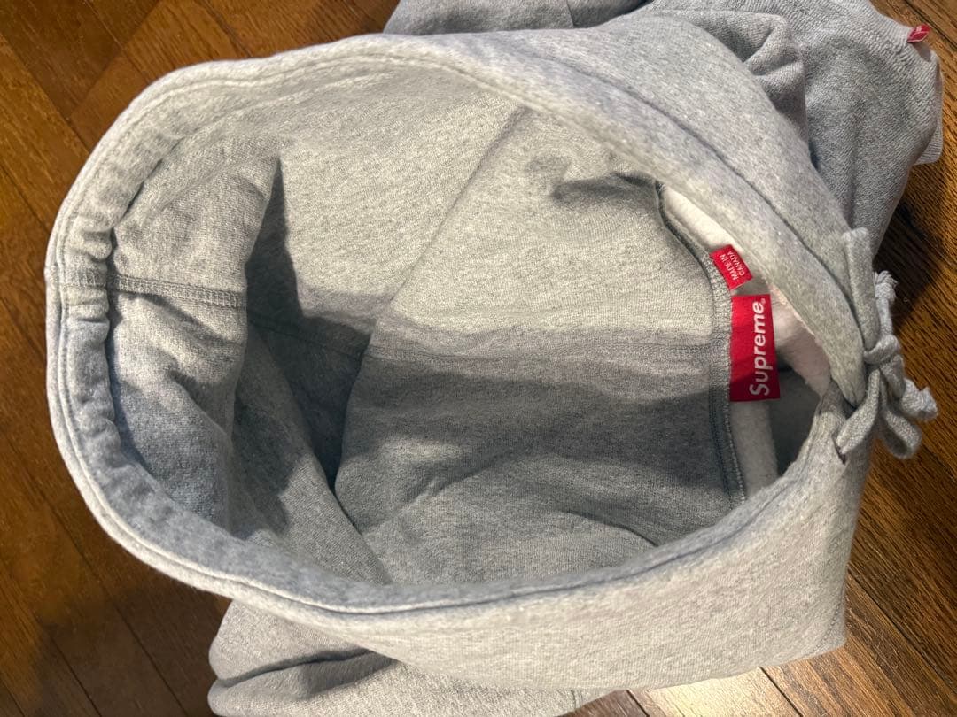 Supreme グレー パーカー Lサイズ　アラビック