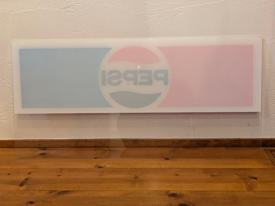 激レア 昭和レトロ ビンテージ PEPSI 自販機 アクリルパネル 巾約82cm