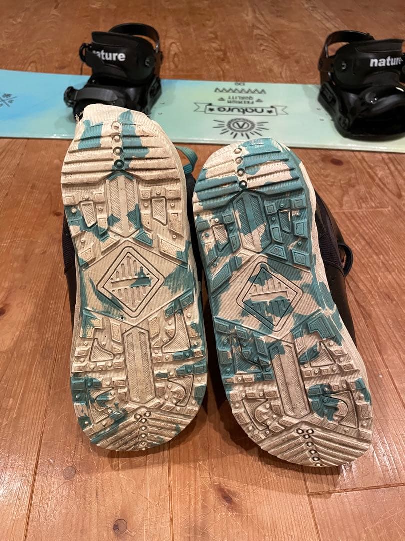 nature スノーボード 130cm バインディング付き