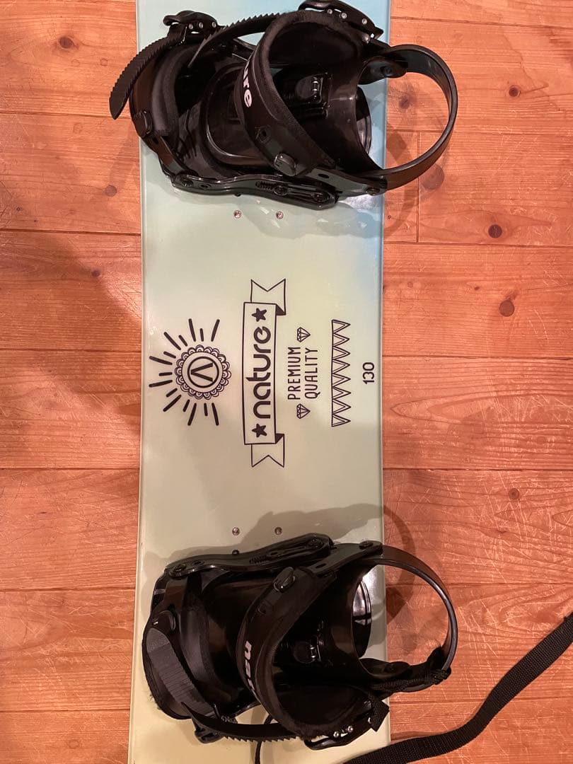 nature スノーボード 130cm バインディング付き