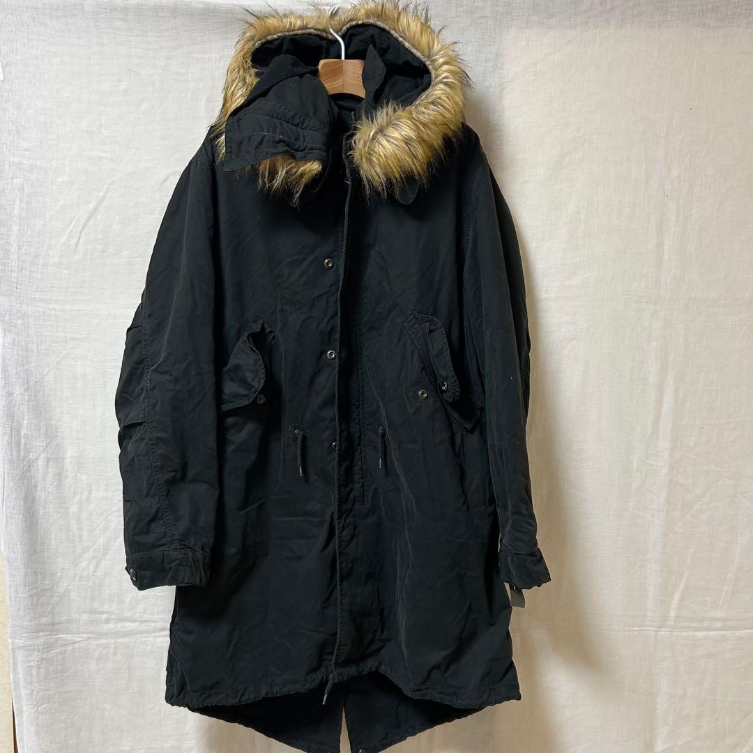 【フード、ライナー付き】AVIREX モッズコート　サイズ:L アヴィレックス