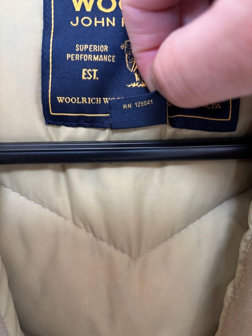 WOOLRICH アークティック パーカー ダウン ジャケット コヨーテ ファー