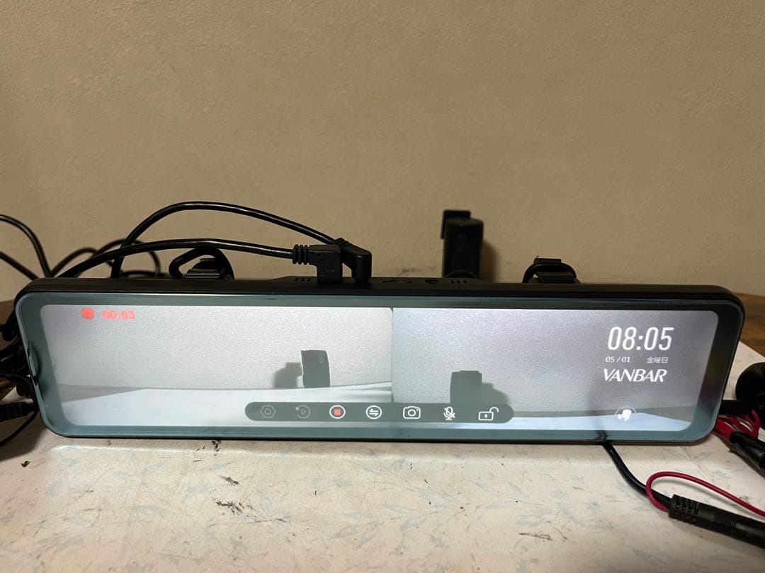 PHAM DONGVANBAR D800ミラー型ドライブレコーダー 1