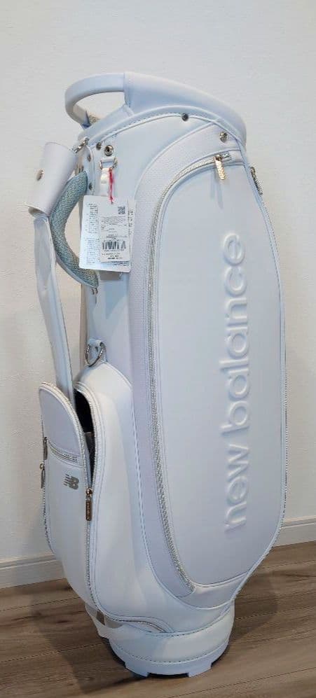 レディース ニューバランス ゴルフ 合皮 キャディバッグ WH (030)