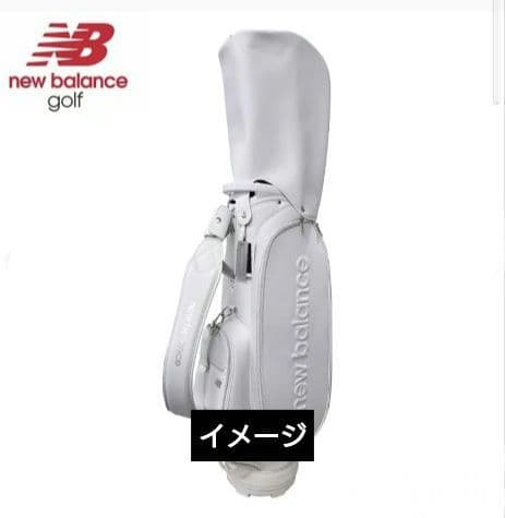 レディース ニューバランス ゴルフ 合皮 キャディバッグ WH (030)