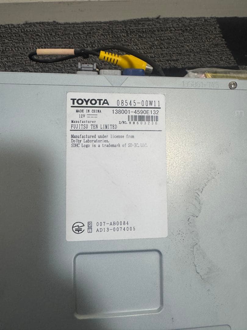 TOYOTA カーナビ Bluetooth NSZT-Y64T