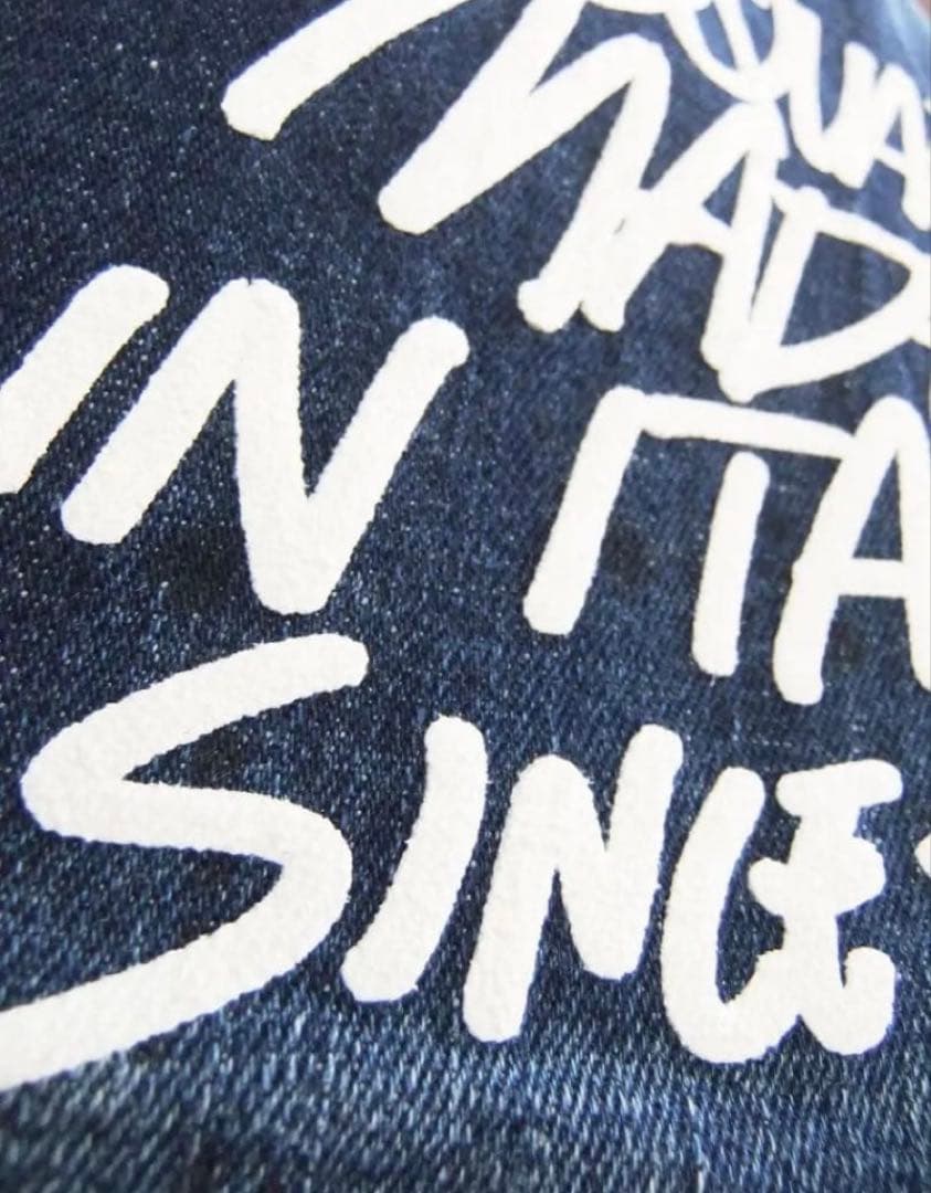 定価14万 22SS極レア・超名作・極美品 グラフィック デニムJACKET48