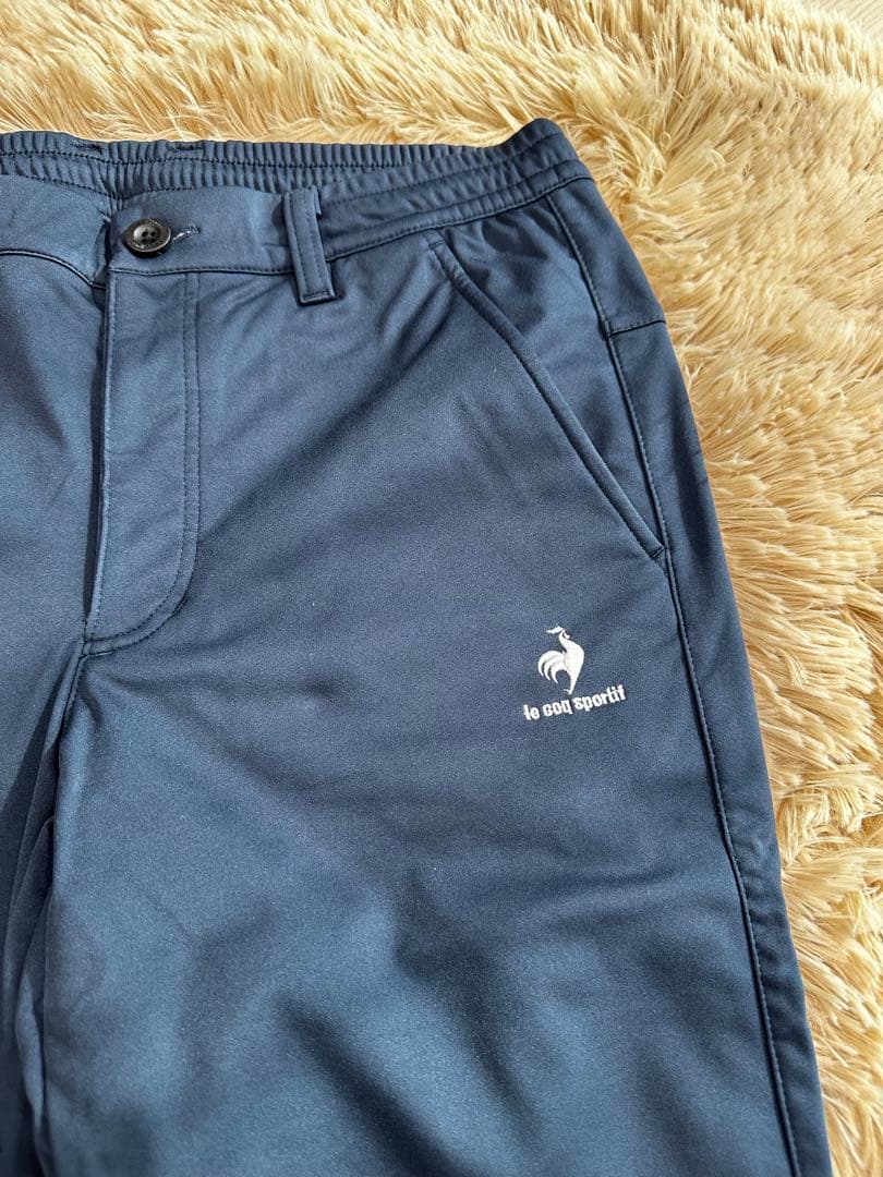 極暖／le coq sporting GOLF／上下セット／裏ボア／M／ネイビー