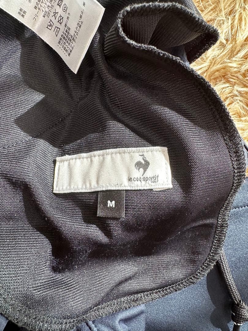 極暖／le coq sporting GOLF／上下セット／裏ボア／M／ネイビー