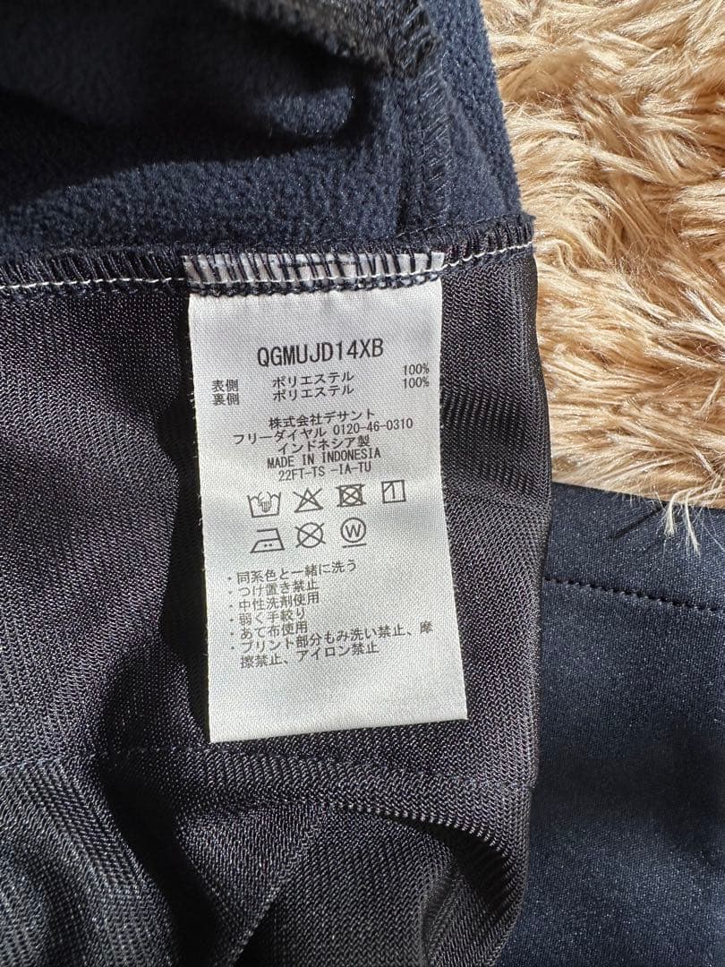 極暖／le coq sporting GOLF／上下セット／裏ボア／M／ネイビー