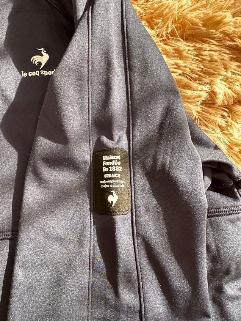 極暖／le coq sporting GOLF／上下セット／裏ボア／M／ネイビー