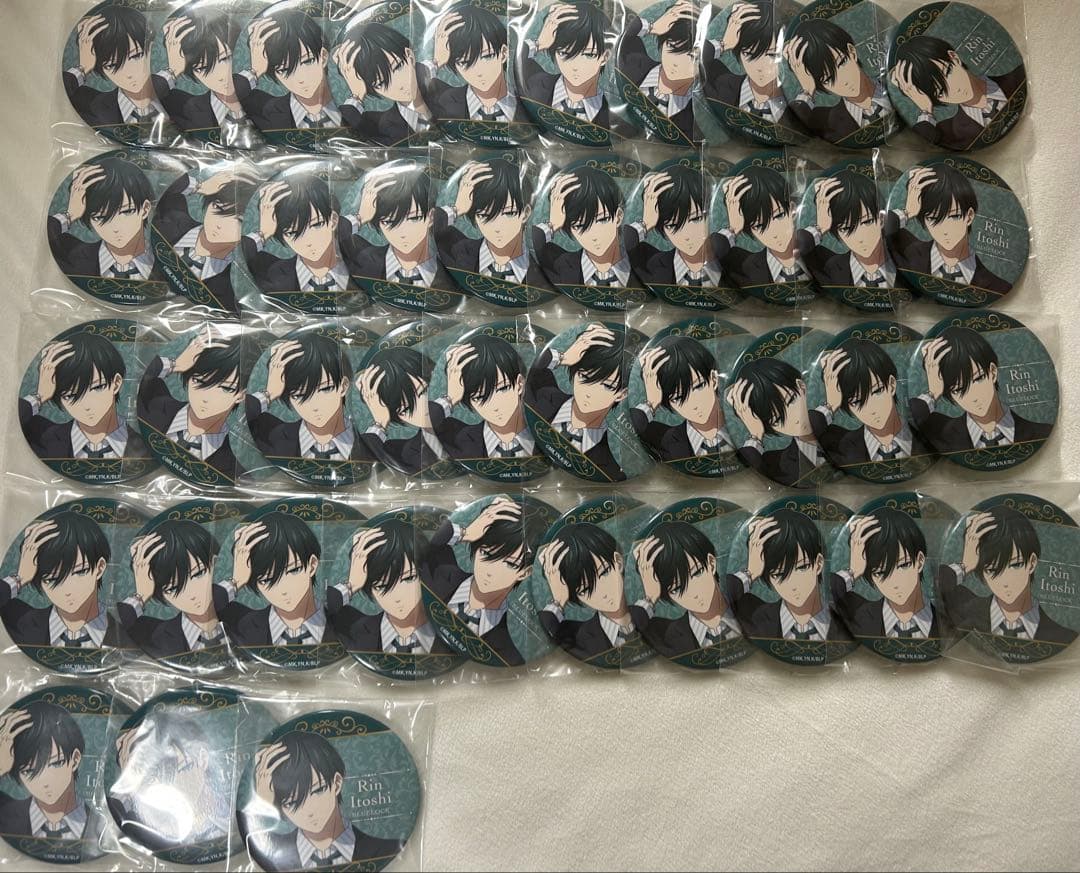 ブルーロック　糸師凛　缶バッジ　玉座　まとめ売り 43点