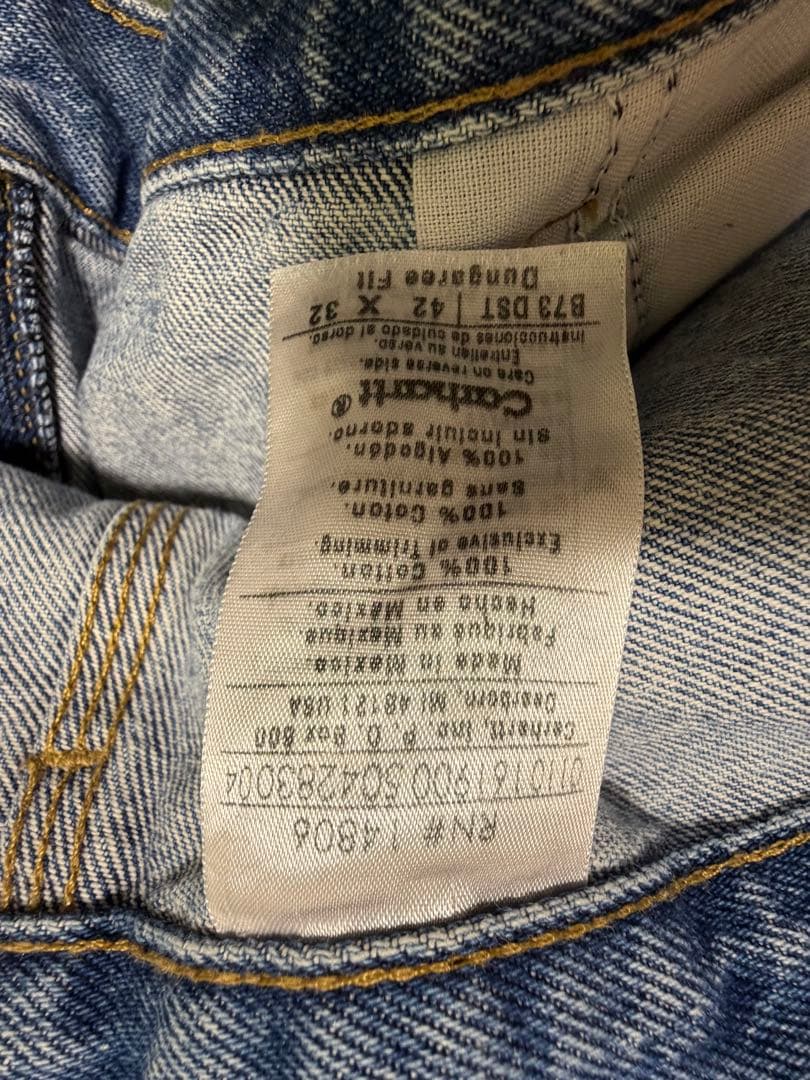 Carhartt ワークパンツ デニムブルー(W42 × L32)