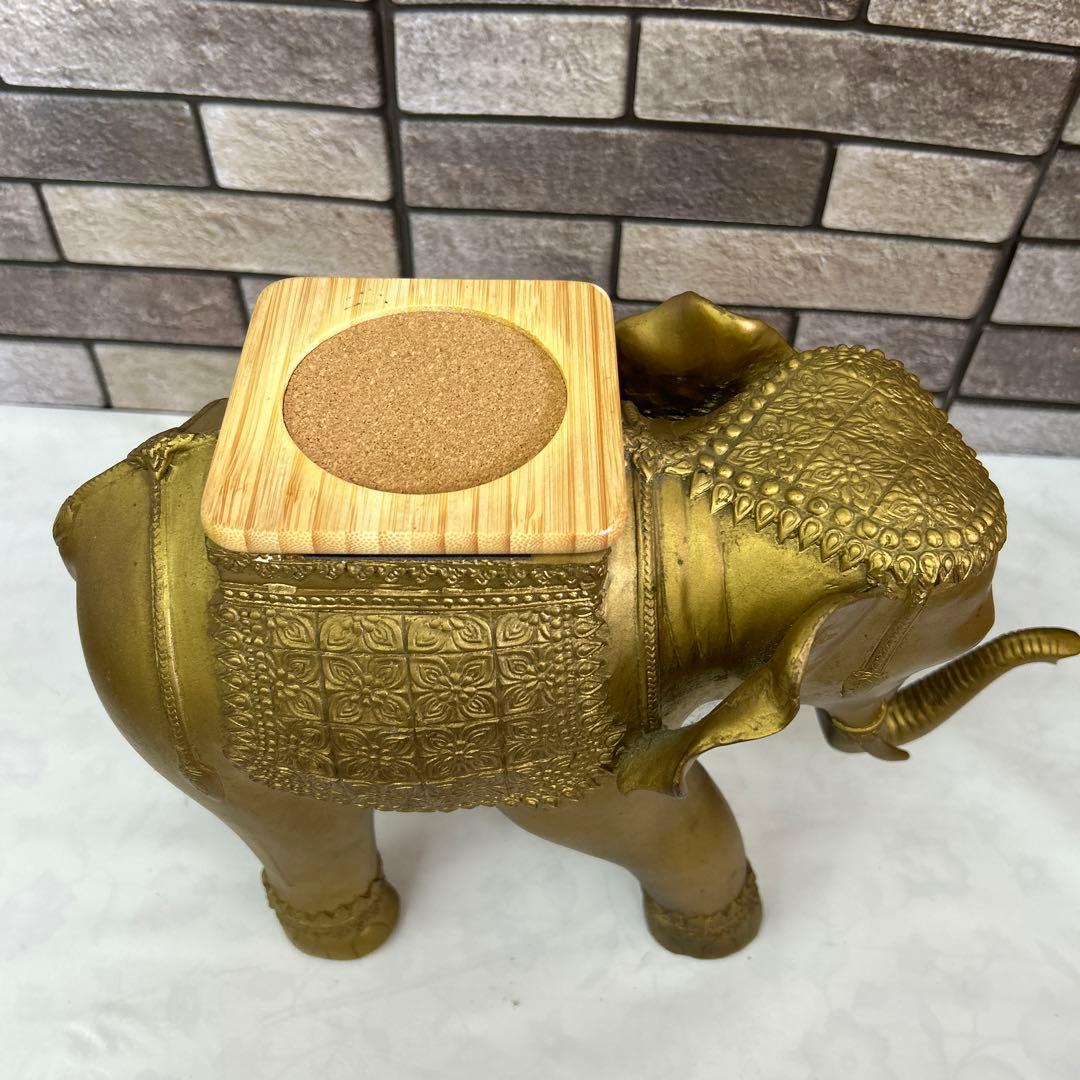 真鍮　ゾウ　置物　インテリア アンティーク