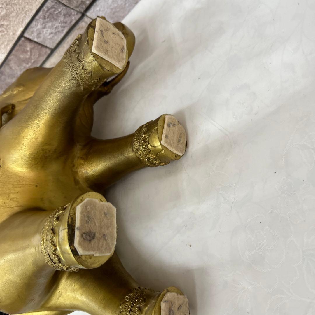 真鍮　ゾウ　置物　インテリア アンティーク