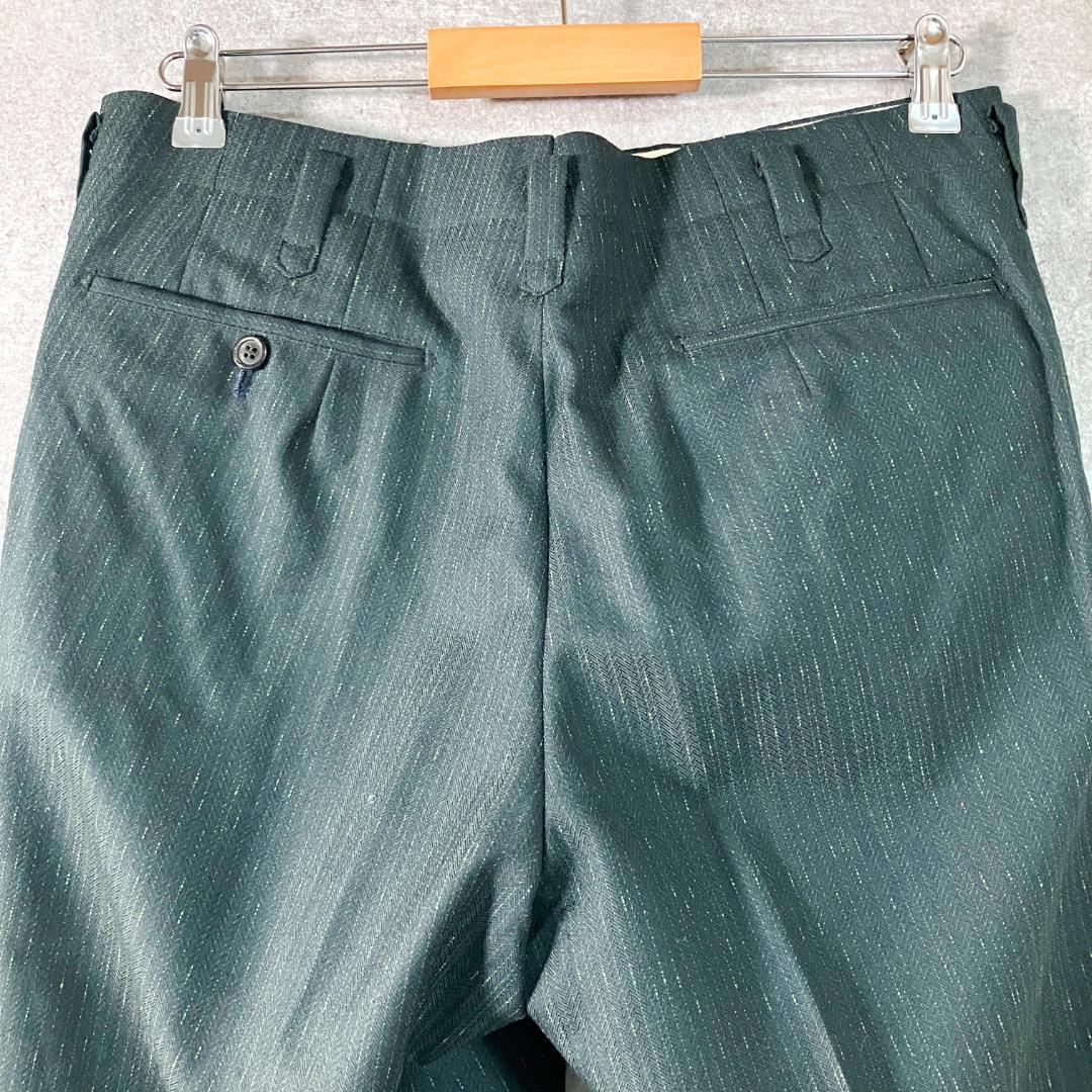 70-80s テイラーメイド セットアップ ダブル スラックス グリーン