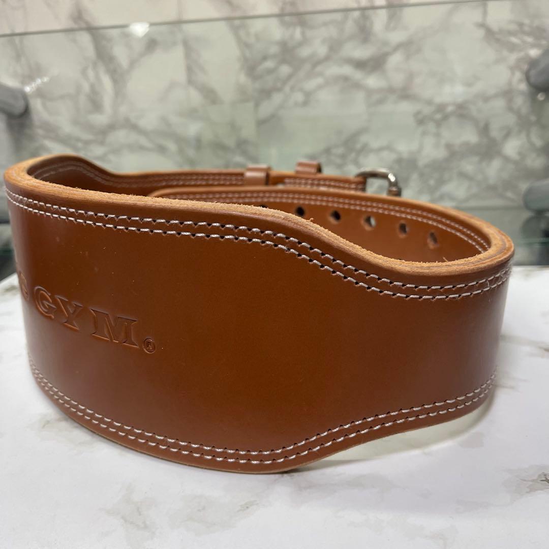 GOLD'S GYM ゴールドジム ベルト 本革 レザー プロレザーベルト