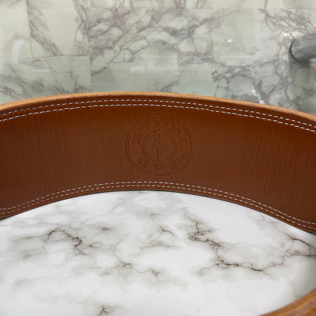 GOLD'S GYM ゴールドジム ベルト 本革 レザー プロレザーベルト