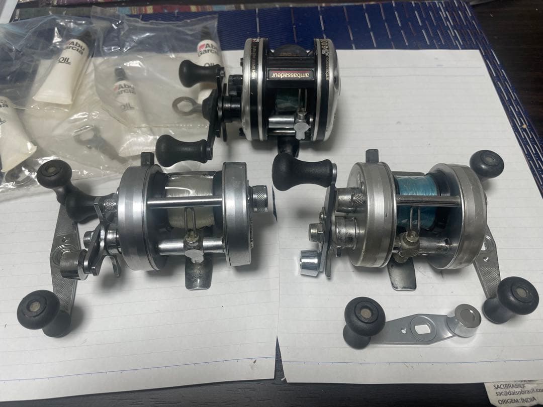 アブ　アンバサダー2500C×2個、アンバサダー4600CB×1個