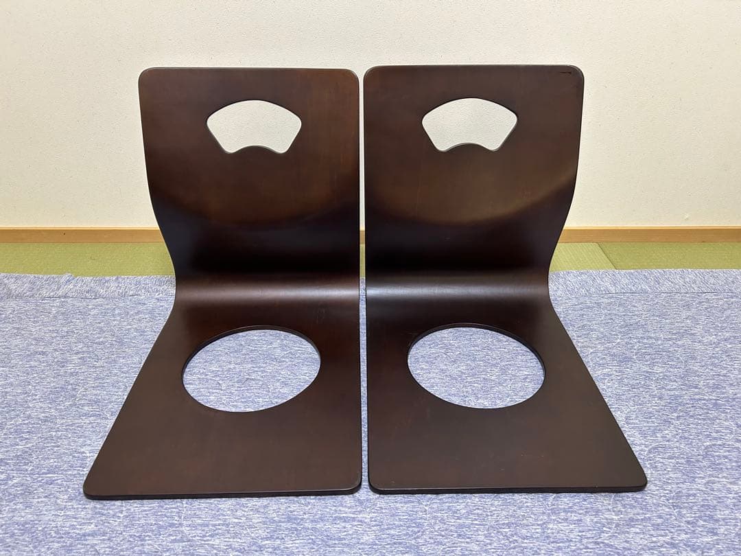 【美品】ニトリ 木製座椅子 和座椅子 6脚セット