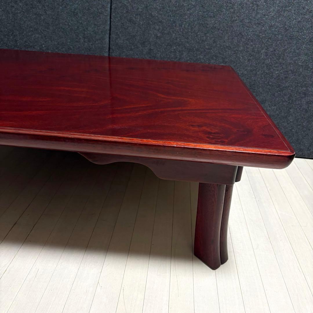 座敷机　レトロ　ちゃぶ台　折りたたみ　座卓　天然木　ローテーブル　ヴィンテージ