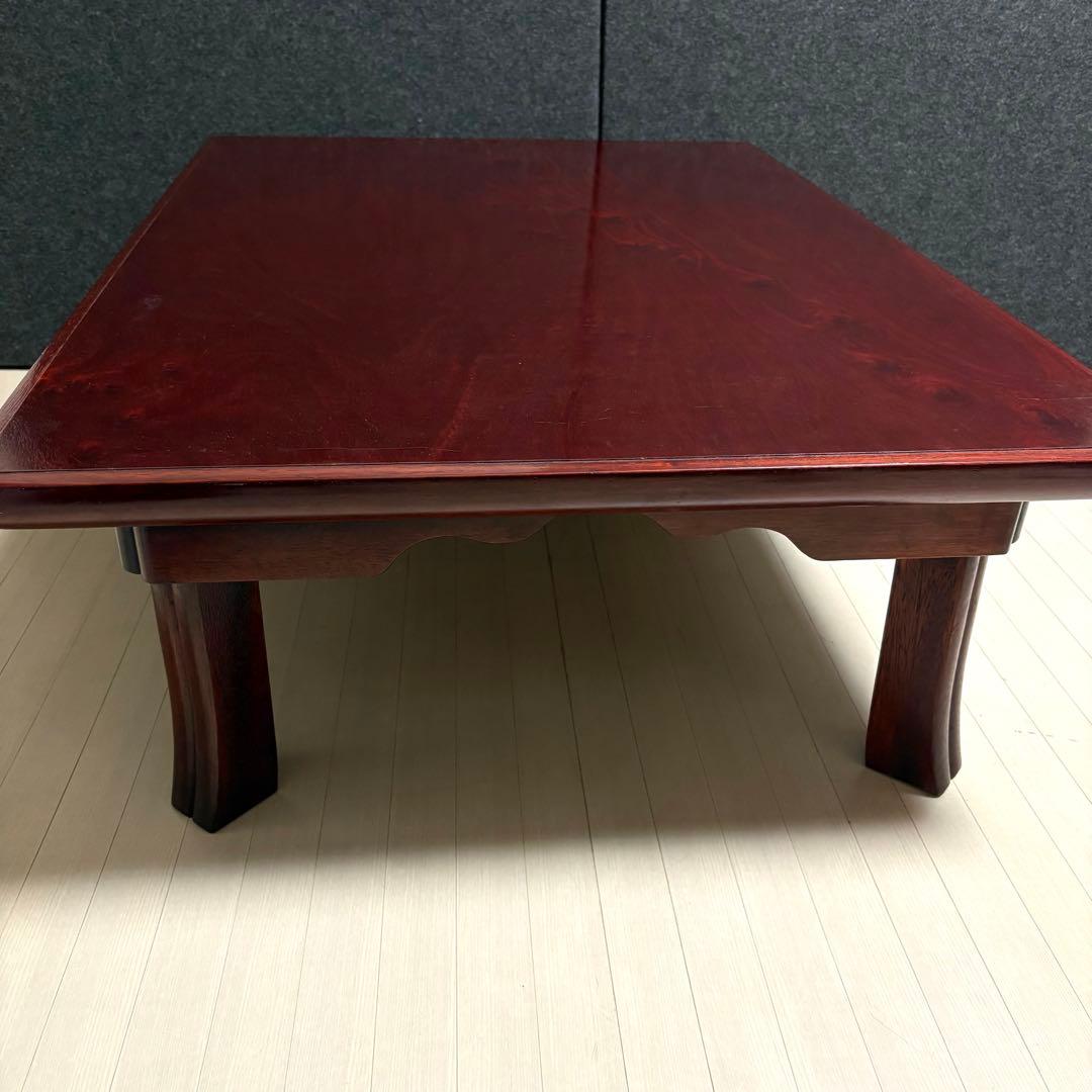 座敷机　レトロ　ちゃぶ台　折りたたみ　座卓　天然木　ローテーブル　ヴィンテージ