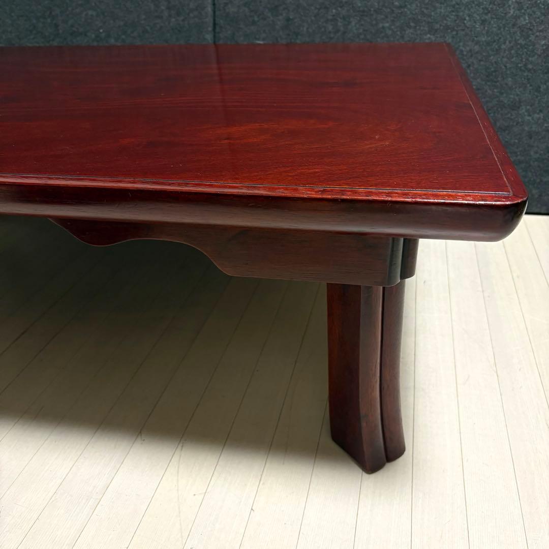 座敷机　レトロ　ちゃぶ台　折りたたみ　座卓　天然木　ローテーブル　ヴィンテージ