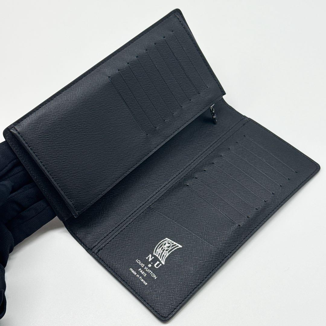 ルイヴィトン モノグラム エクリプス ポルトフォイユ ブラザ 財布 黒 ブラック