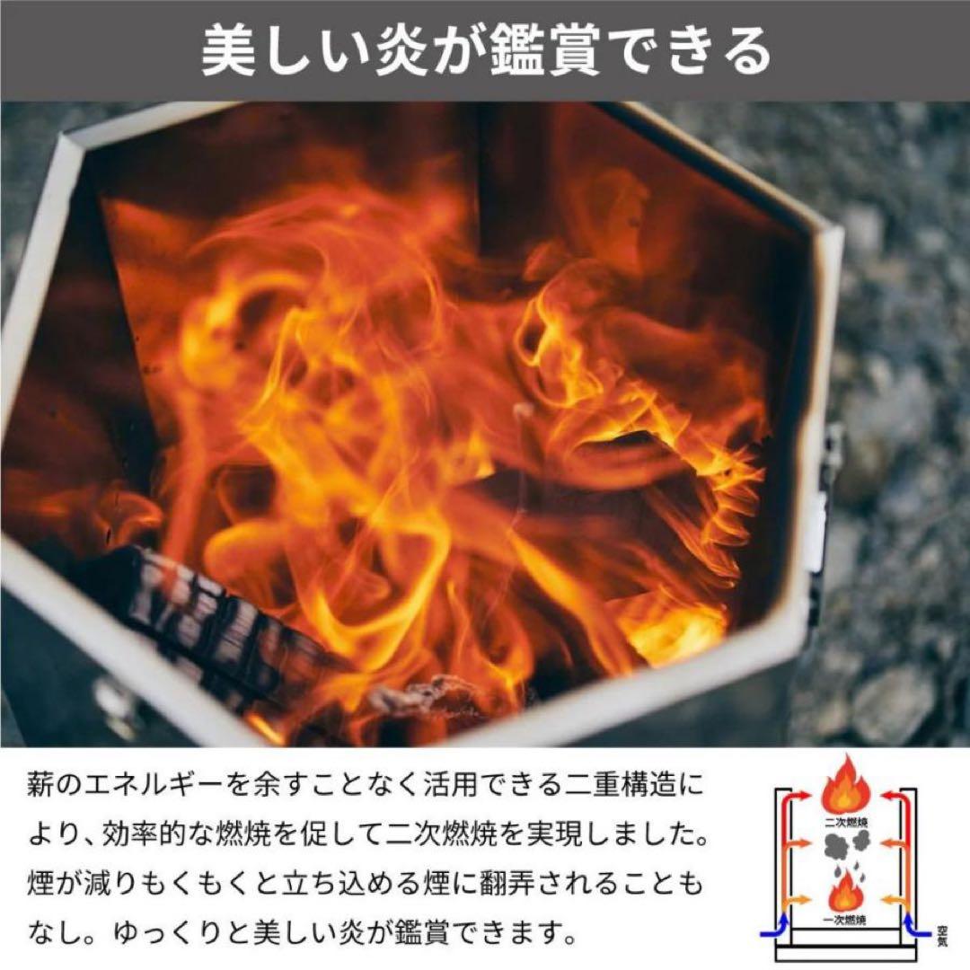 THE IRON FIELD GEAR ヘキサウッドストーブ ミニ ホーロー仕様