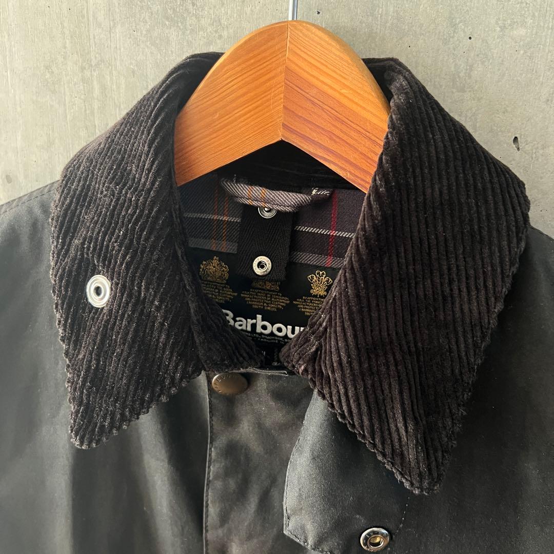 Barbour SL BORDER 34 WAX ブラック ボーダー ワックス - メルカリ
