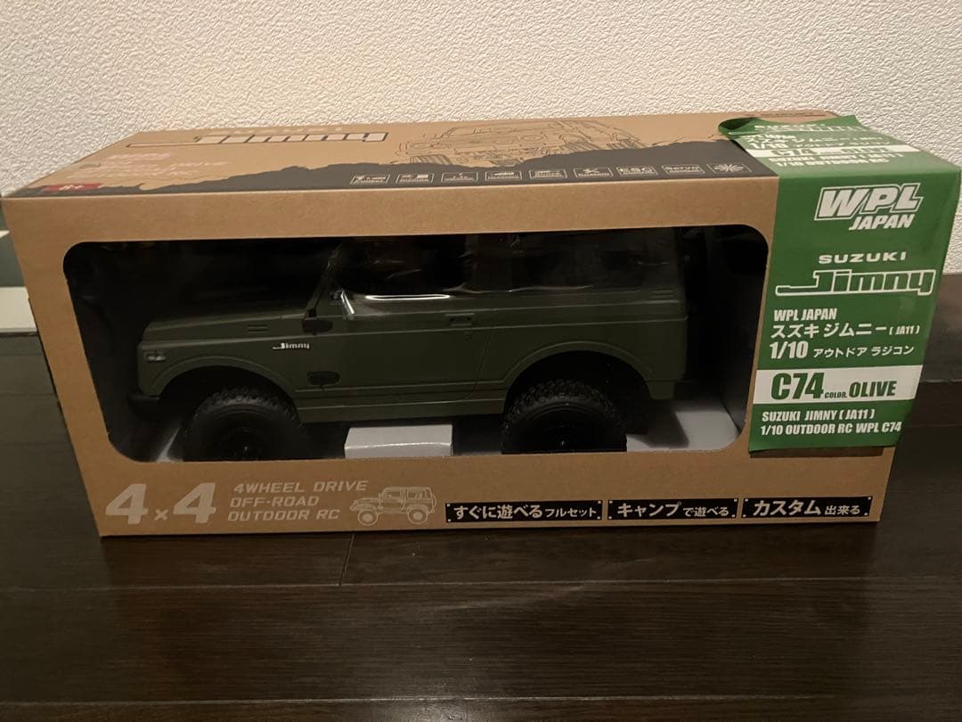スズキ ジムニー〔JA11〕 1/10アウトドアラジコン C74 OLIVE