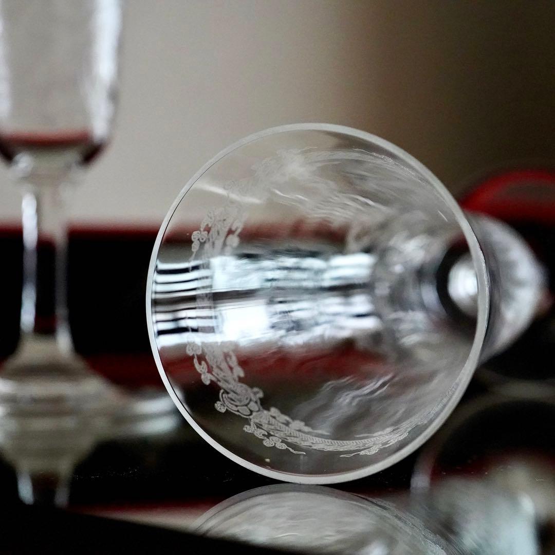 希少☆オールド バカラ ラファイエット☆シャンパンフルート グラス