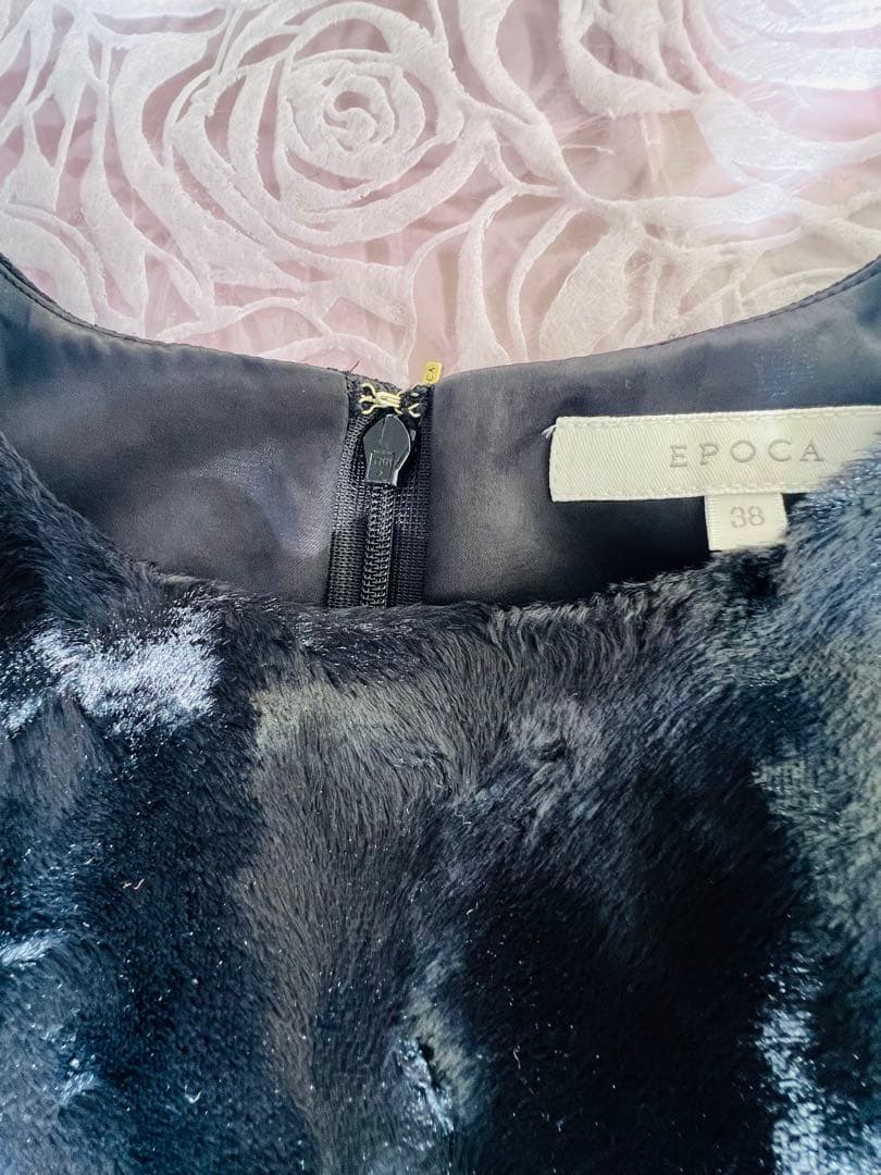 EPOCA エポカ 【美品】ワンピース ブラック 38 セレモニー　ディナー