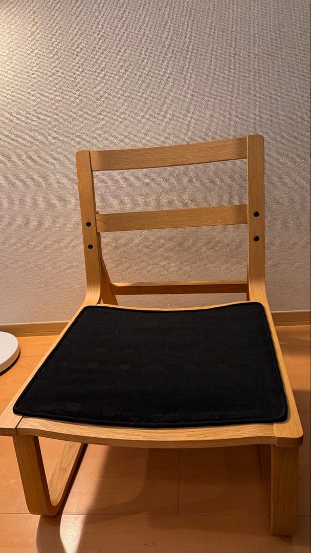 【コードレス】無印良品 リビングでもダイニングでも使えるソファチェア