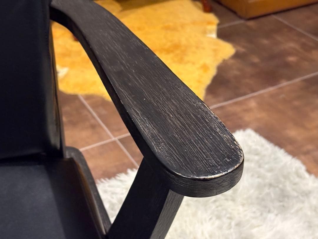 ダイニングチェア　回転式チェア　アームチェア　椅子　リビングチェア　Sn