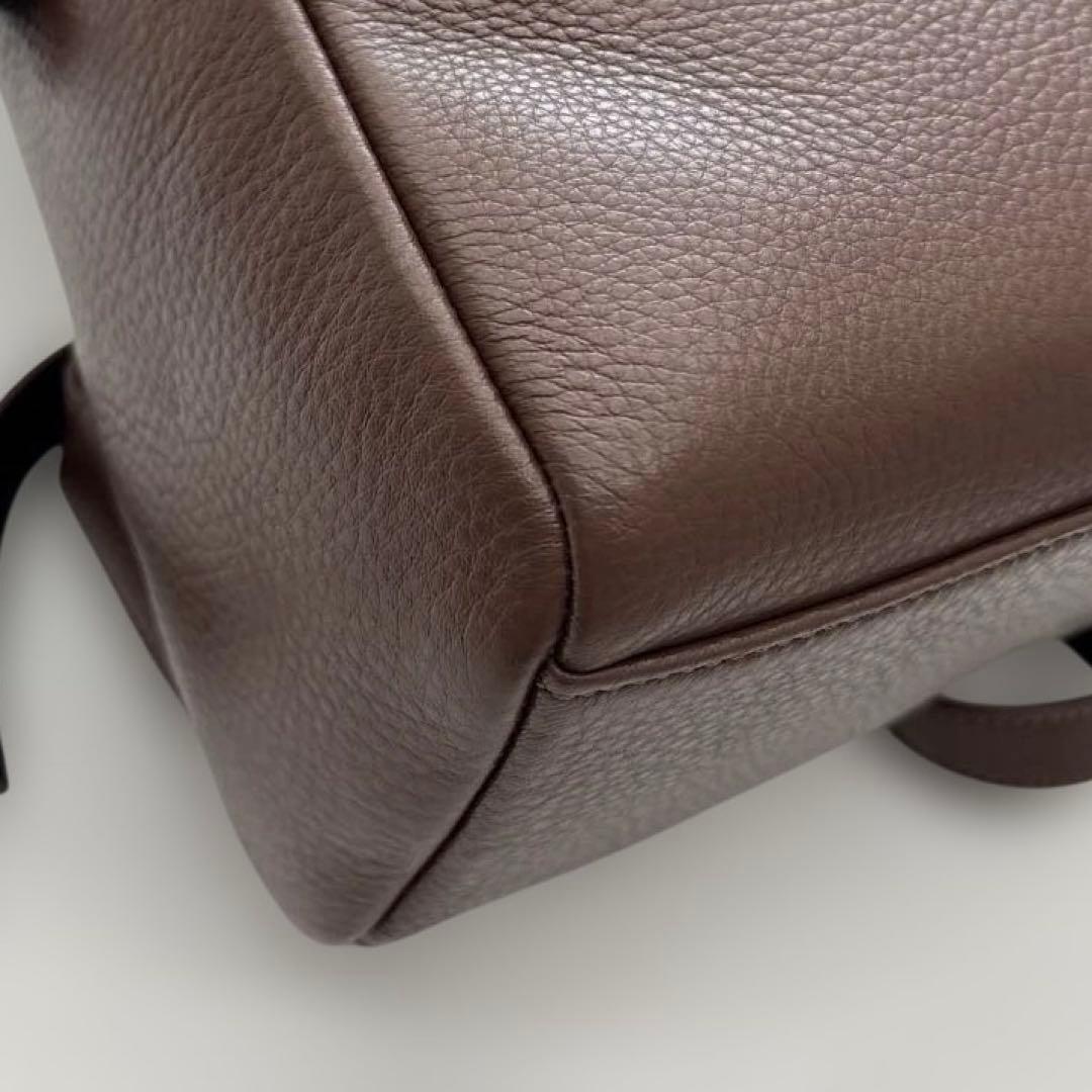 アニエスベー　バックパック　リュック　ブラウン