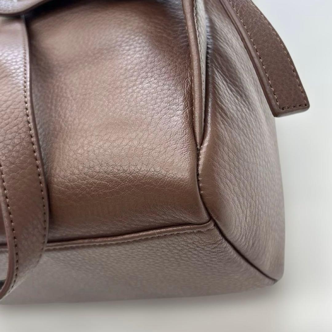 アニエスベー　バックパック　リュック　ブラウン