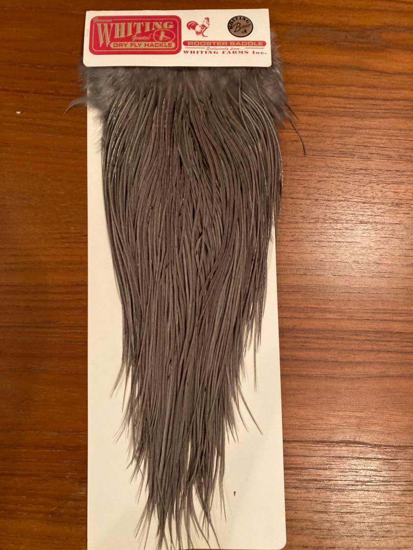 ホワイティングファーム　メディアムダイドダン　WHITING ハックル　サドル