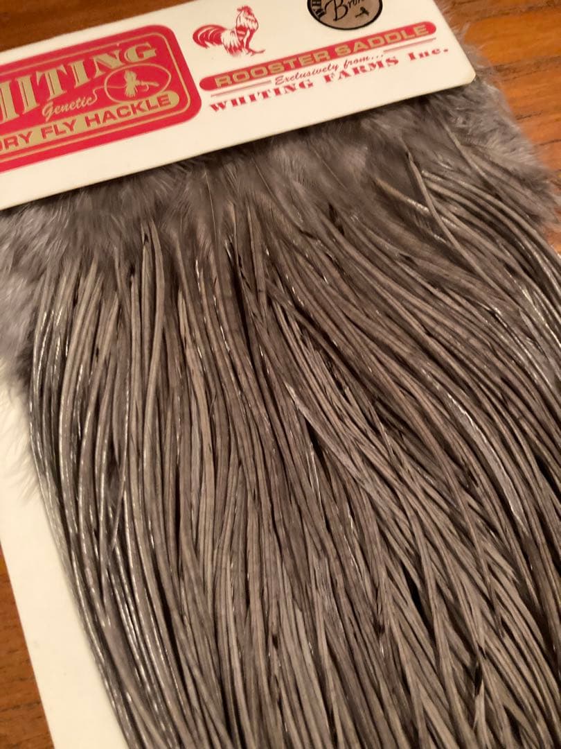 ホワイティングファーム　メディアムダイドダン　WHITING ハックル　サドル