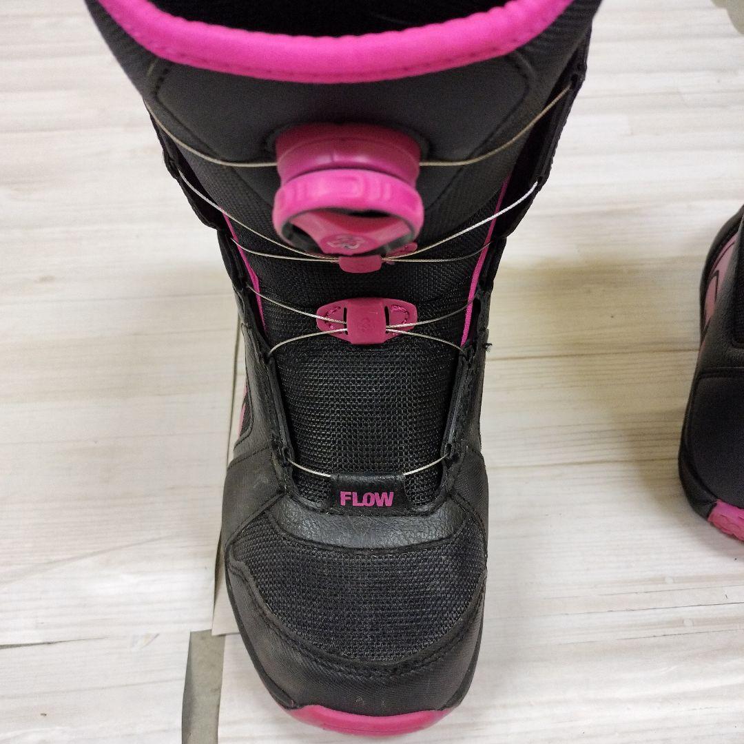 【美品】スノボブーツ　FLOW VEGA BOA 23.5cm 　ピンク色