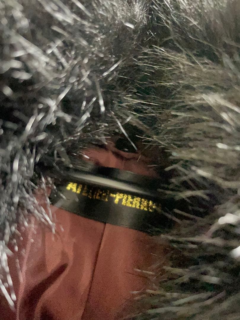 ATELIER-PIERROT アトリエピエロ　ケープ付ファーコート　ワイン