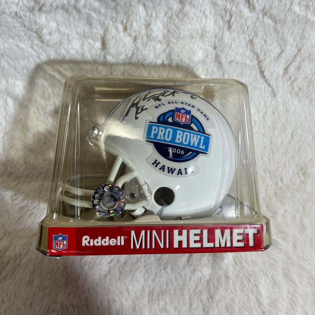 【美品】Riddell プロボウル ミニヘルメット サイン入り NFL