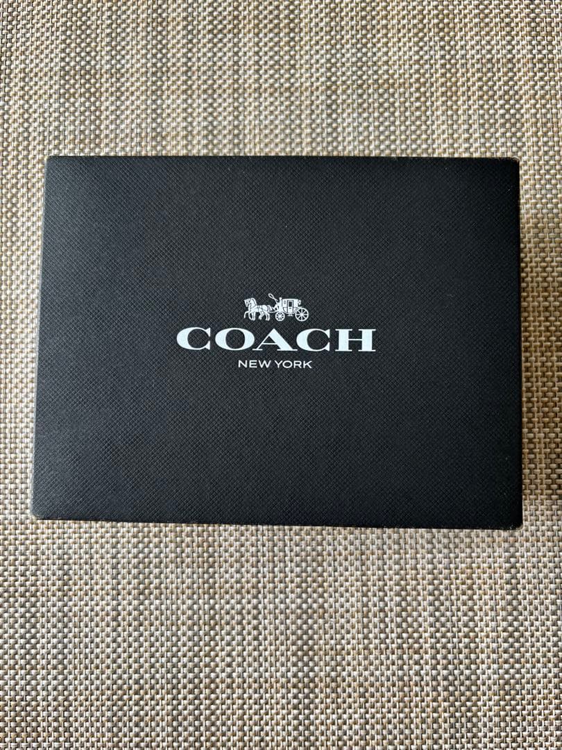 COACH レザーキーケース ブラウン/ベージュ
