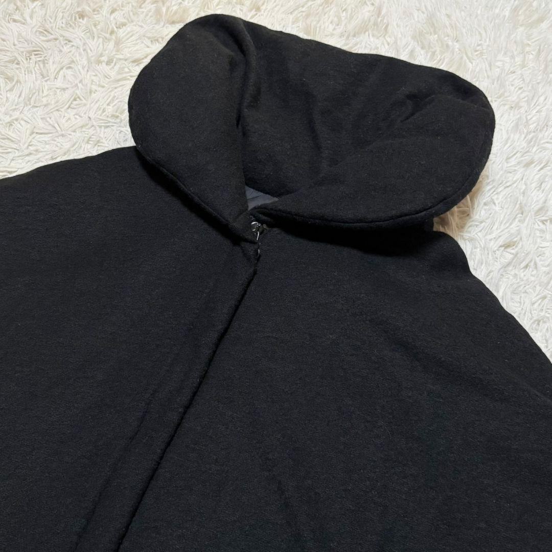 美品 タトラス ポンチョ ケープ ブラック