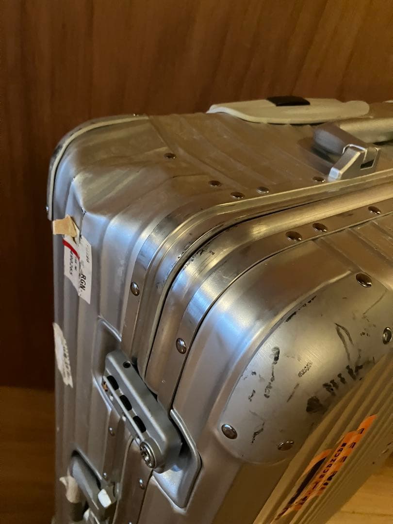 RIMOWA 63L 青ロゴ アルミニウム トパーズ