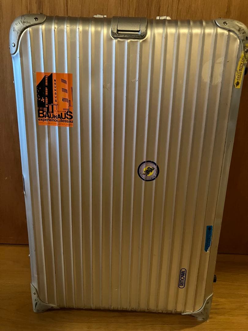 RIMOWA 63L 青ロゴ アルミニウム トパーズ