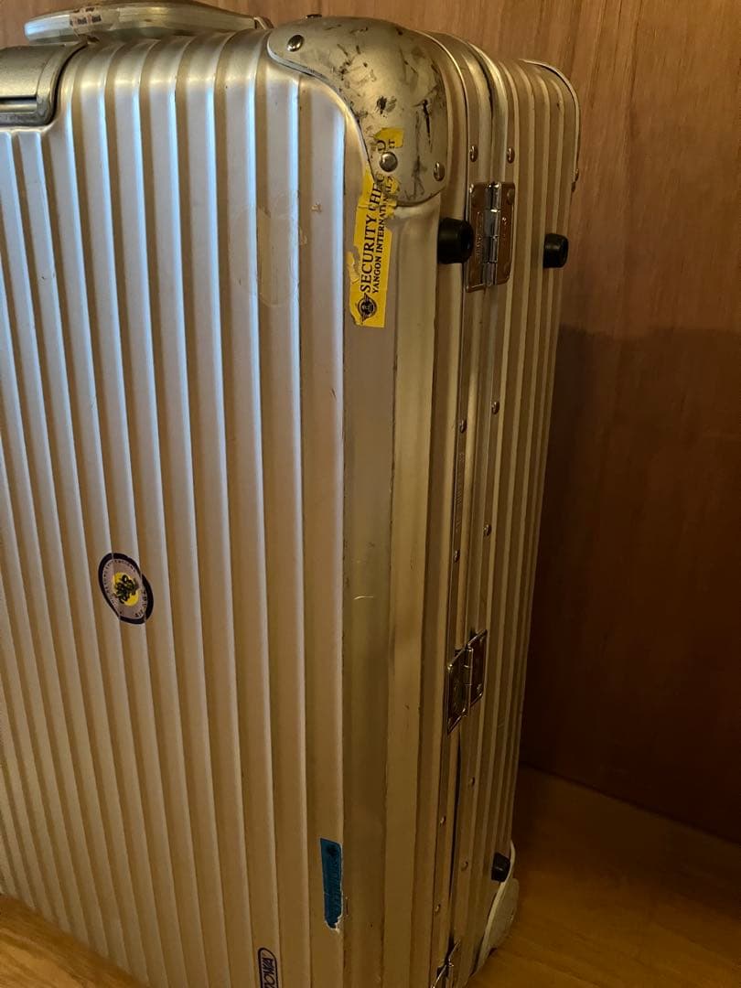 RIMOWA 63L 青ロゴ アルミニウム トパーズ